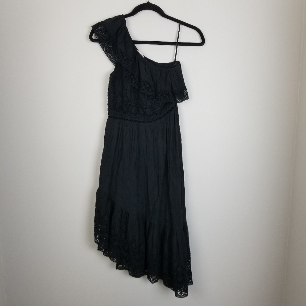 Love Shack Fancy one shoulder dress